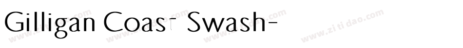 Gilligan Coast Swash字体转换